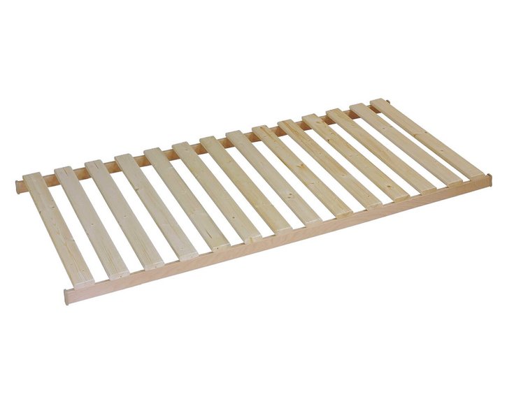 Pevný drevený laťový rošt v ráme 14L, 90x200cm, masív smrek Pevný drevený laťový rošt v ráme 14L, 90x200cm, masív smrek