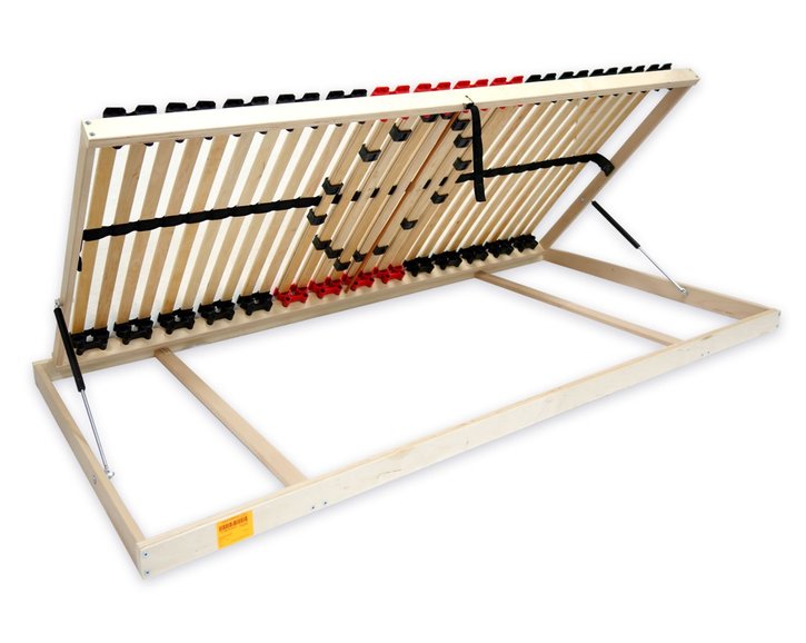 Vyklápací lamelový rošt DOUBLE BV XXL -  bočný výklop, 150kg, 100x200 Vyklápací lamelový rošt DOUBLE BV XXL -  bočný výklop, 150kg, 100x200