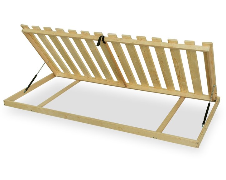 Vyklápací laťkový rošt MASIV BV -  bočný výklop, 90x220
