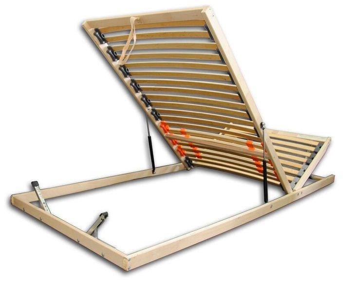Vyklápací lamelový rošt do postele DOUBLE PRAKTIK N, 28 lamiel 100 x 200 Vyklápací lamelový rošt do postele DOUBLE PRAKTIK N, 28 lamiel 100 x 200