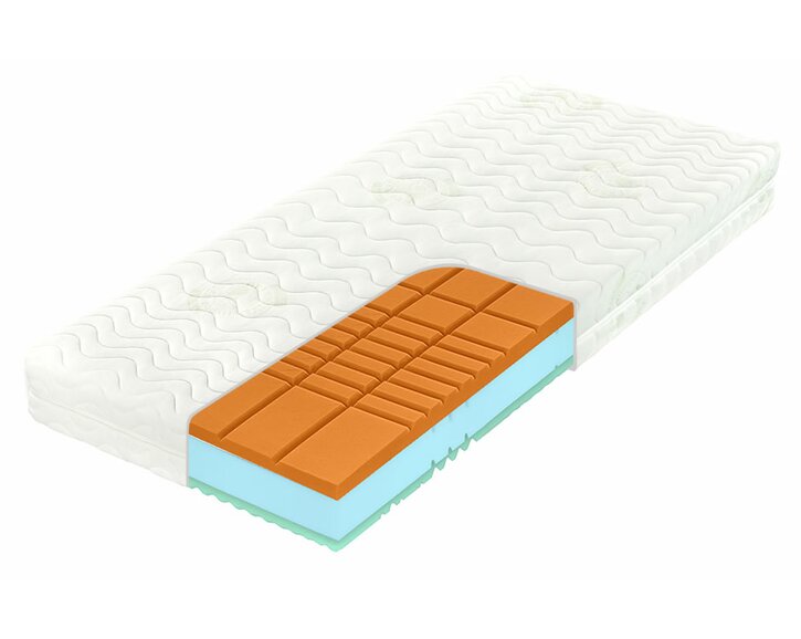 Stredne tvrdý zdravotný matrac Bezva BINGO 1+1 Zadarmo, 20cm, pamäťová pena