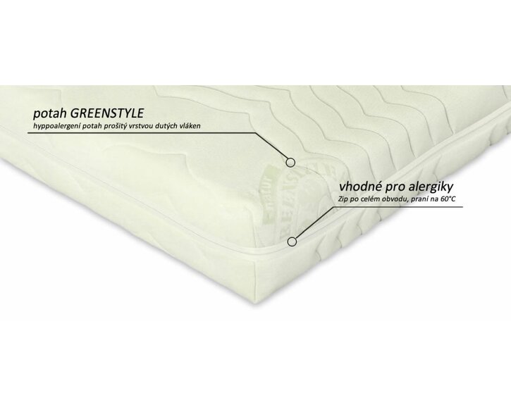 Zdravotný matrac Bezva BINGO Hard - poťah