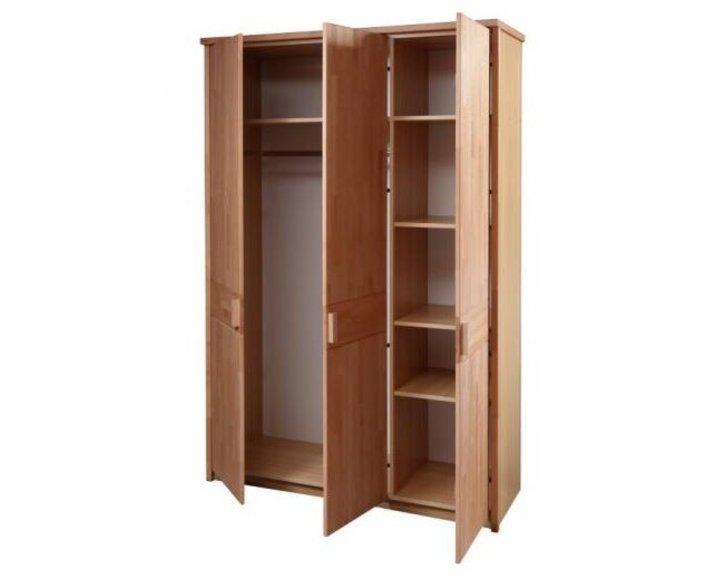 Šatní skriňa ENNA 3D F0073, smrek + lamino