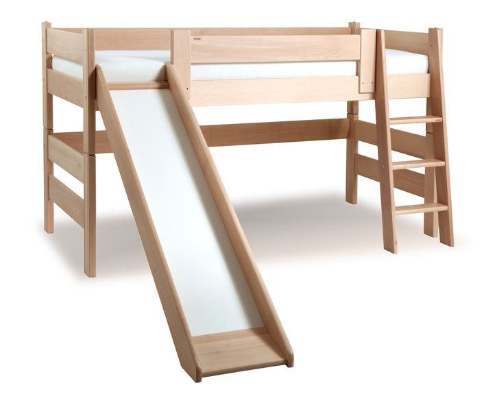 Detská posteľ Sendy so šmykľavkou 300b/02b/04b Detská posteľ Sendy so šmykľavkou 300b/02b/04b