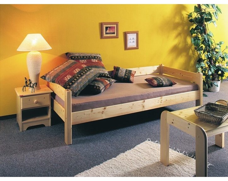Detská posteľ z masívu SENDY 90x200, masív smrek