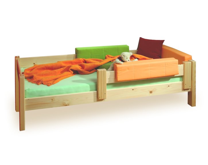 Detská posteľ z masívu SENDY 90x200, masív smrek