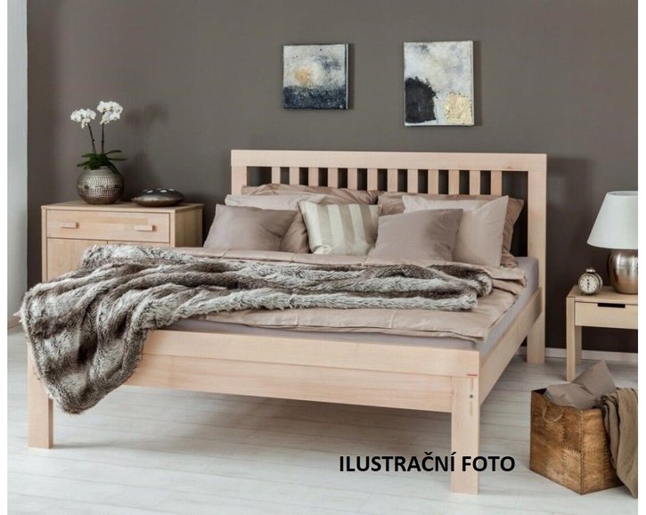 Zvýšená posteľ Lettya, 160x200, masív buk Zvýšená posteľ Lettya, 160x200, masív buk
