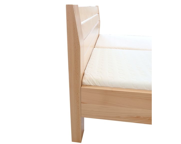 Zvýšená posteľ z masívu Hugo, 160x200, 180x200, masív buk Zvýšená posteľ z masívu Hugo, 160x200, 180x200, masív buk