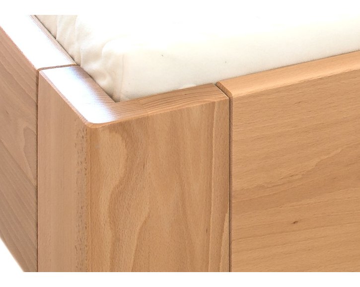 Zvýšená posteľ z masívu Hugo, 160x200, 180x200, masív buk Zvýšená posteľ z masívu Hugo, 160x200, 180x200, masív buk