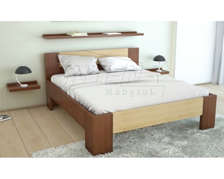 Zvýšená posteľ z masívu Gaston, 160x200, 180x200, masív buk Zvýšená posteľ z masívu Gaston, 160x200, 180x200, masív buk