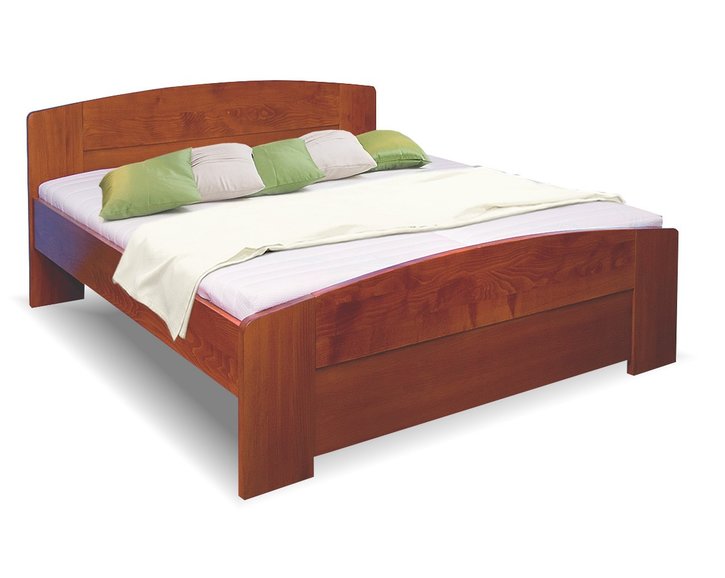Posteľ z masívu Meggi, 160x200, 180x200, masív buk Posteľ z masívu Meggi, 160x200, 180x200, masív buk
