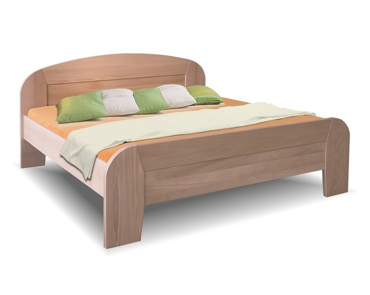 Posteľ z masívu Sam, 160x200, 180x200, masív buk Posteľ z masívu Sam, 160x200, 180x200, masív buk