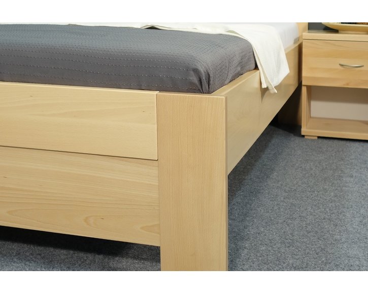 Zvýšená posteľ z masívu Rita, 80x200, 90x200, masív buk Zvýšená posteľ z masívu Rita, 80x200, 90x200, masív buk