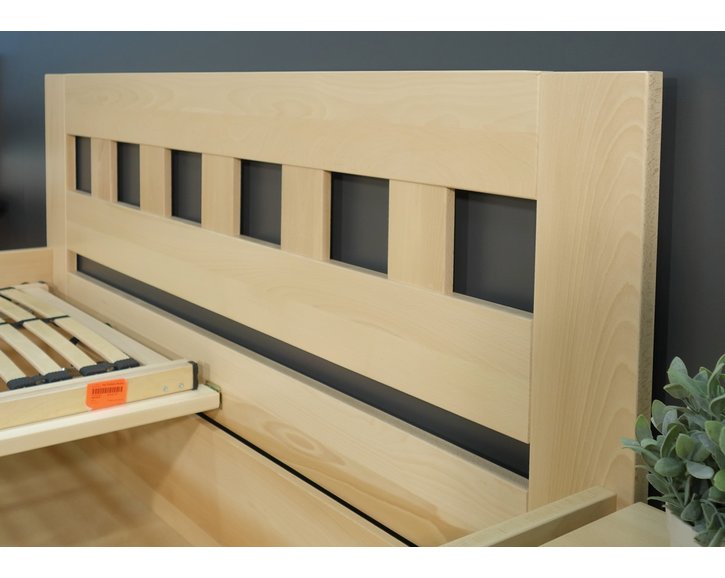 Zvýšená posteľ z masívu Rocco, 80x200, 90x200, masív buk Zvýšená posteľ z masívu Rocco, 80x200, 90x200, masív buk