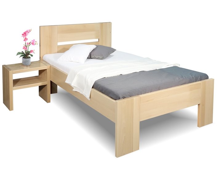 Zvýšená posteľ z masívu Matěj, 80x200, 90x200, masív buk Zvýšená posteľ z masívu Matěj, 80x200, 90x200, masív buk