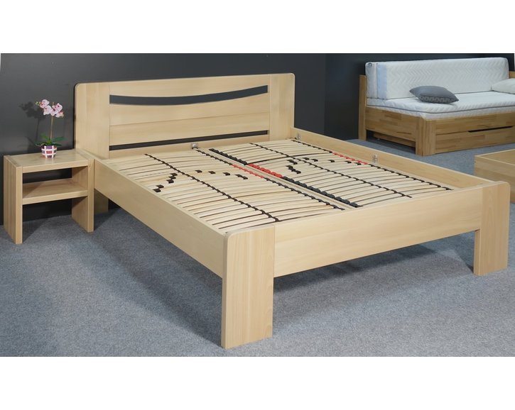 Zvýšená posteľ z masívu Carmen, 160x200, 180x200, masív buk Zvýšená posteľ z masívu Carmen, 160x200, 180x200, masív buk