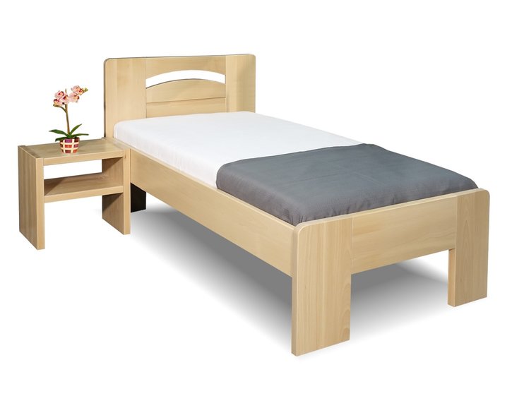 Zvýšená posteľ z masívu Riči, 90x220, masív buk Zvýšená posteľ z masívu Riči, 90x220, masív buk