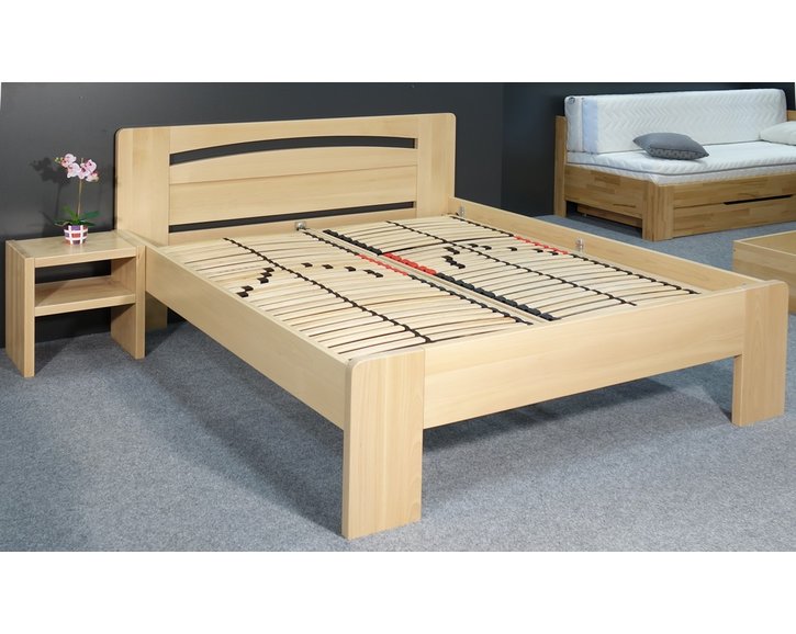 Zvýšená posteľ z masívu Riči, 160x200, 180x200, masív buk Zvýšená posteľ z masívu Riči, 160x200, 180x200, masív buk
