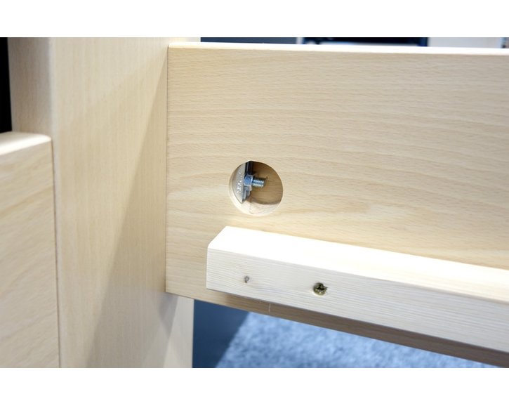 Zvýšená posteľ s úložným priestorom Rita, 160x200, 180x200, masív buk Zvýšená posteľ s úložným priestorom Rita, 160x200, 180x200, masív buk