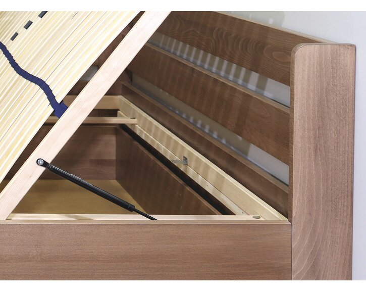 Výklopný bočný rošt - úložný priestor