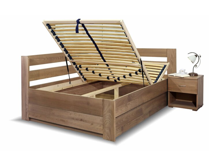 Čelný výklopný rošt - úložný priestor