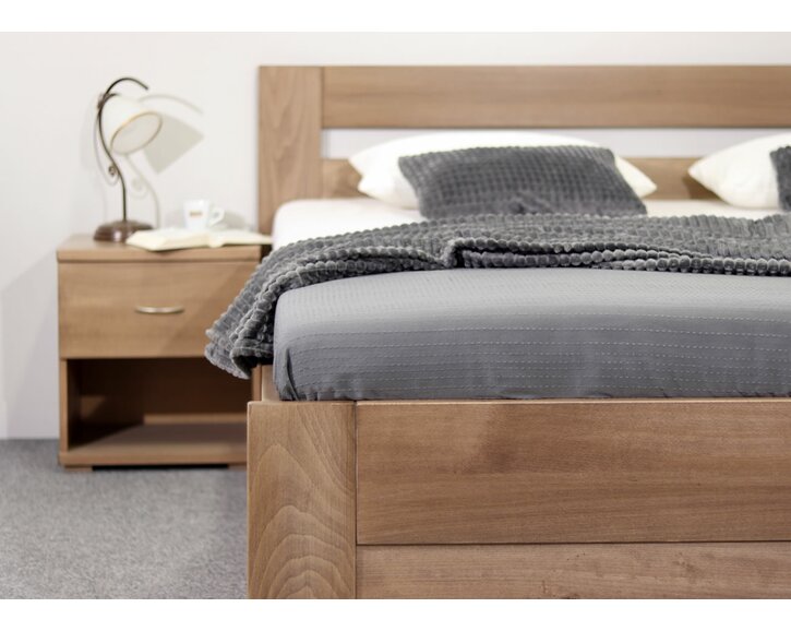 Detail - dvojlôžko s úložným priestorom Valentin