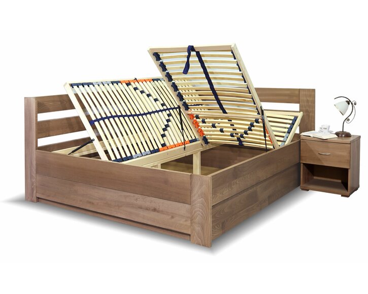 Dizajn úložnej postele Valentin - rošty