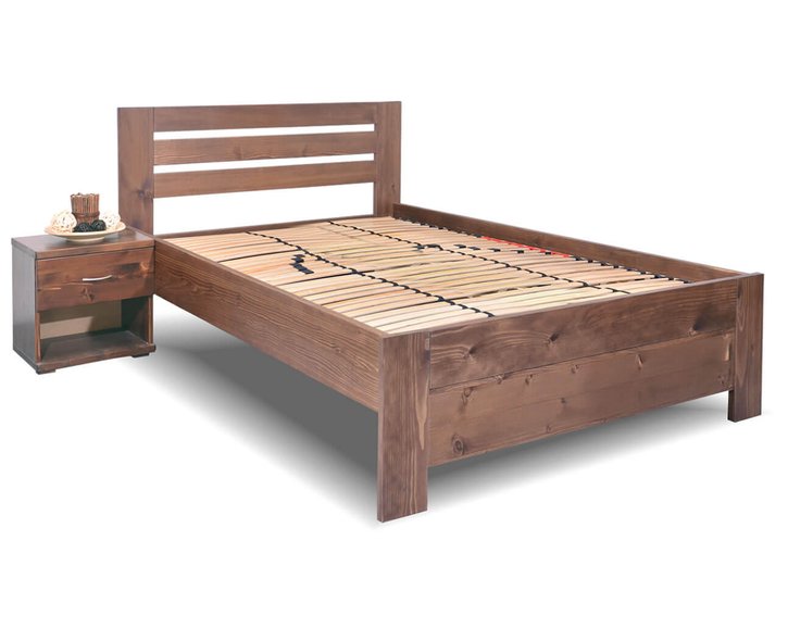 Zvýšená posteľ z masívu Rita, 120x200, masív smrek Zvýšená posteľ z masívu Rita, 120x200, masív smrek