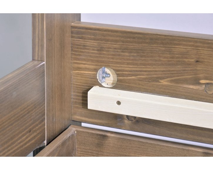 Posteľ s úložným priestorom Mark, 120x200, masív smrek Posteľ s úložným priestorom Mark, 120x200, masív smrek