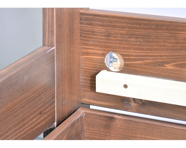 Zvýšená posteľ s úložným priestorom Rita, 120x200, masív smrek Zvýšená posteľ s úložným priestorom Rita, 120x200, masív smrek