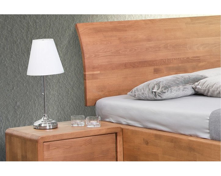 Posteľ s úložným priestorom Fantazie Grande F307, masív buk