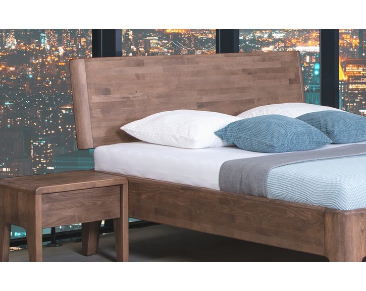 Zvýšená posteľ z masívu Fantazie F303, masív buk