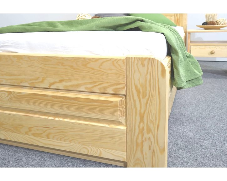 Posteľ jednolôžko LADA, masív borovica