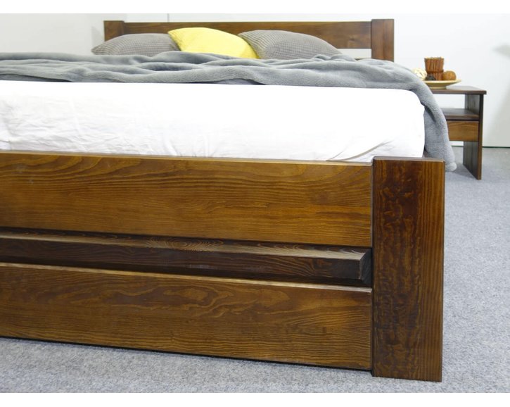 Drevená posteľ jednolôžko Hanka, masív borovica Drevená posteľ jednolôžko Hanka, masív borovica