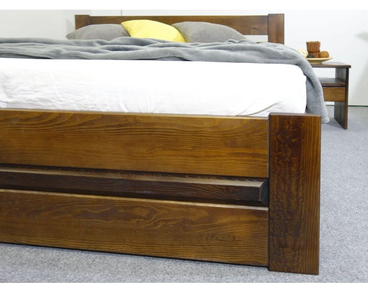 Posteľ dvojlôžko Hanka, masív borovica