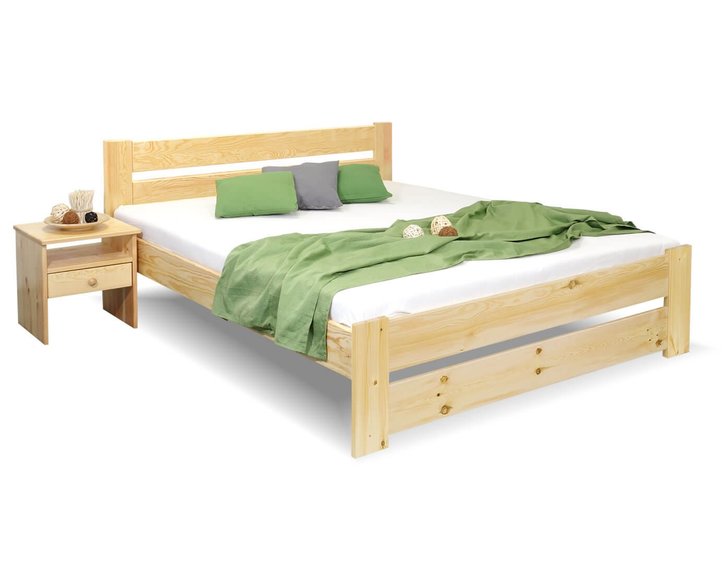 Posteľ dvojlôžko Hanka New, masív borovica Posteľ dvojlôžko Hanka New, masív borovica