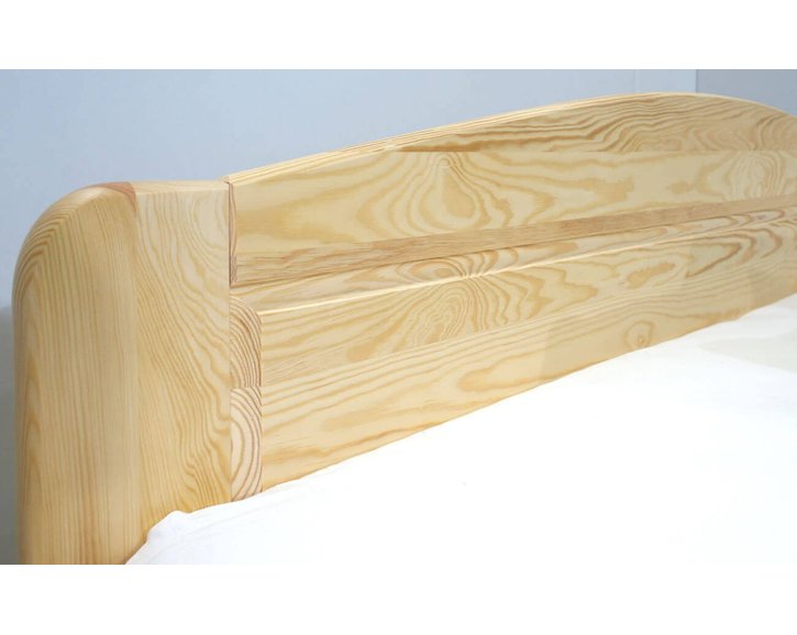 Drevená posteľ jednolôžko LADA, 120x200, masív borovica Drevená posteľ jednolôžko LADA, 120x200, masív borovica