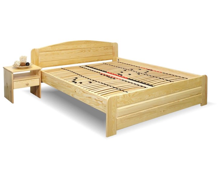 Drevená posteľ LADA, masív borovica Drevená posteľ LADA, masív borovica