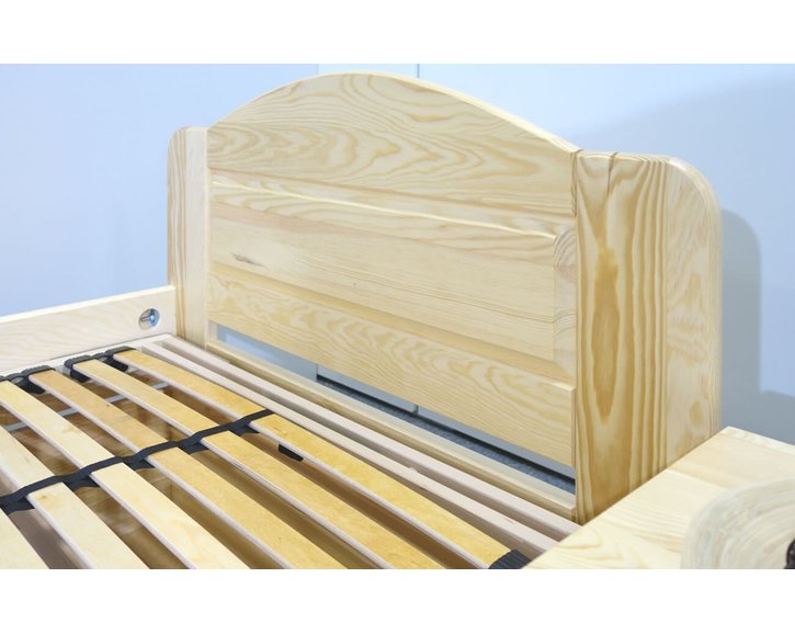 Posteľ jednolôžko s úložným priestorom LADA, masív borovica Posteľ jednolôžko s úložným priestorom LADA, masív borovica