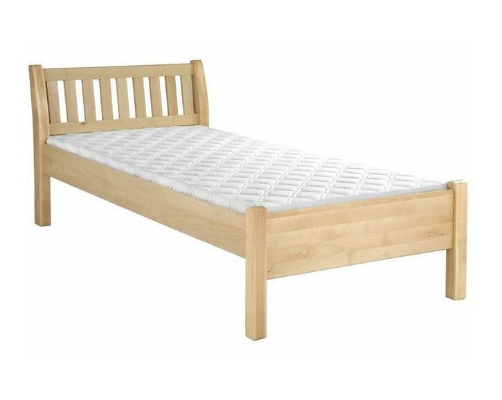 Posteľ jednolôžko Miloslav, 90x200, masív buk Posteľ jednolôžko Miloslav, 90x200, masív buk