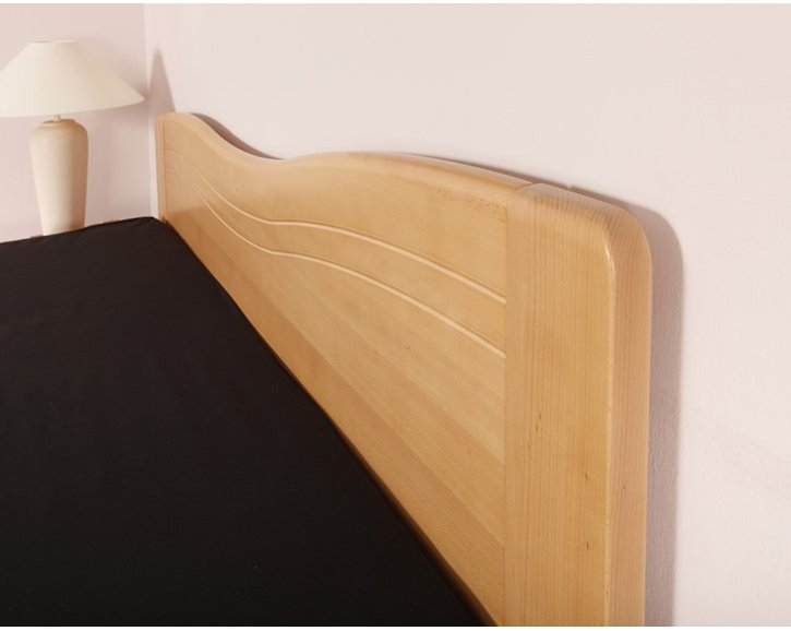 Posteľ dvojlôžko s úložným priestorom K-DESIGN 1, masiv buk