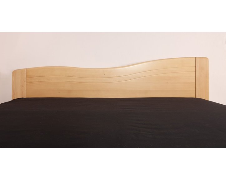 Vysoká manželská posteľ z masivu  K-DESIGN 1, masiv buk