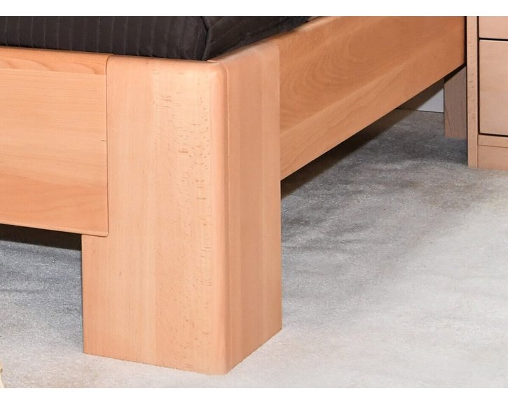 Zvýšená posteľ z masívu HOLLYWOOD 2, masív buk