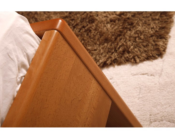 Posteľ dvojlôžko z masivu DELUXE 1, masiv buk