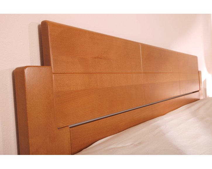 Posteľ z masivu s úložným priestorom DELUXE 1, masiv buk