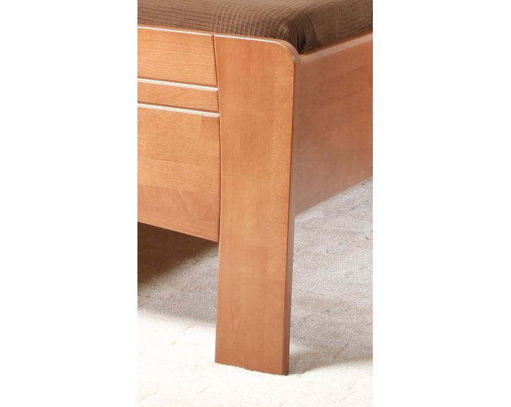 Drevená posteľ - dvojlôžko EVITA 3, masív buk