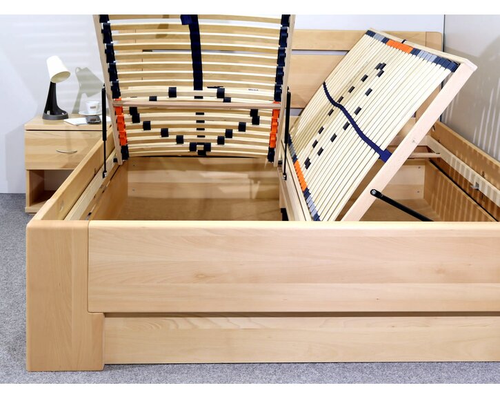 Vyklápanie -  posteľ s úložným priestorom MAGNUS