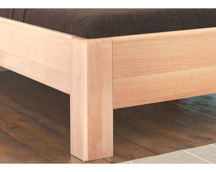 Detail nohy - posteľ z masívu Matrix Detail nohy - posteľ z masívu Matrix