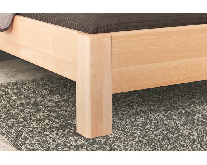 Detail nohy - posteľ z masívu Matrix Detail nohy - posteľ z masívu Matrix