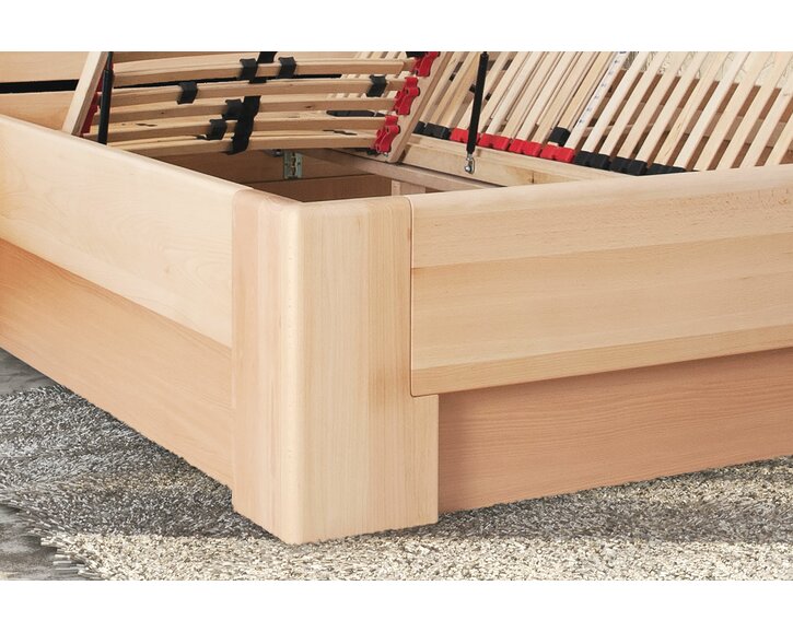 Detail nohy - posteľ z masívu NIO 1 Detail nohy - posteľ z masívu NIO 1